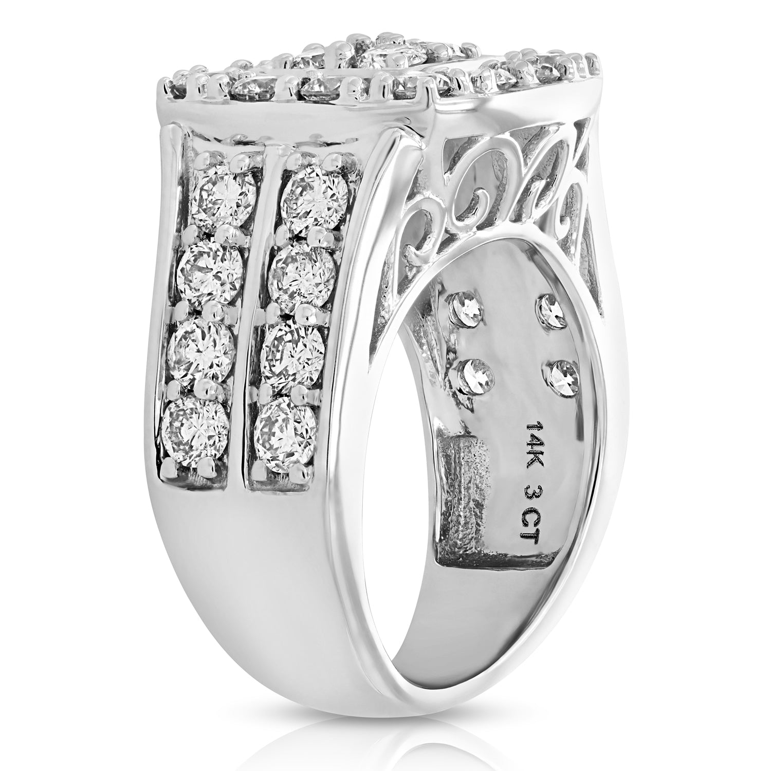 Cushion Composite Engagement Ring