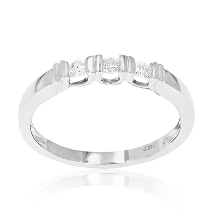 Semi Mount 3 Stone Diamond Ring Set