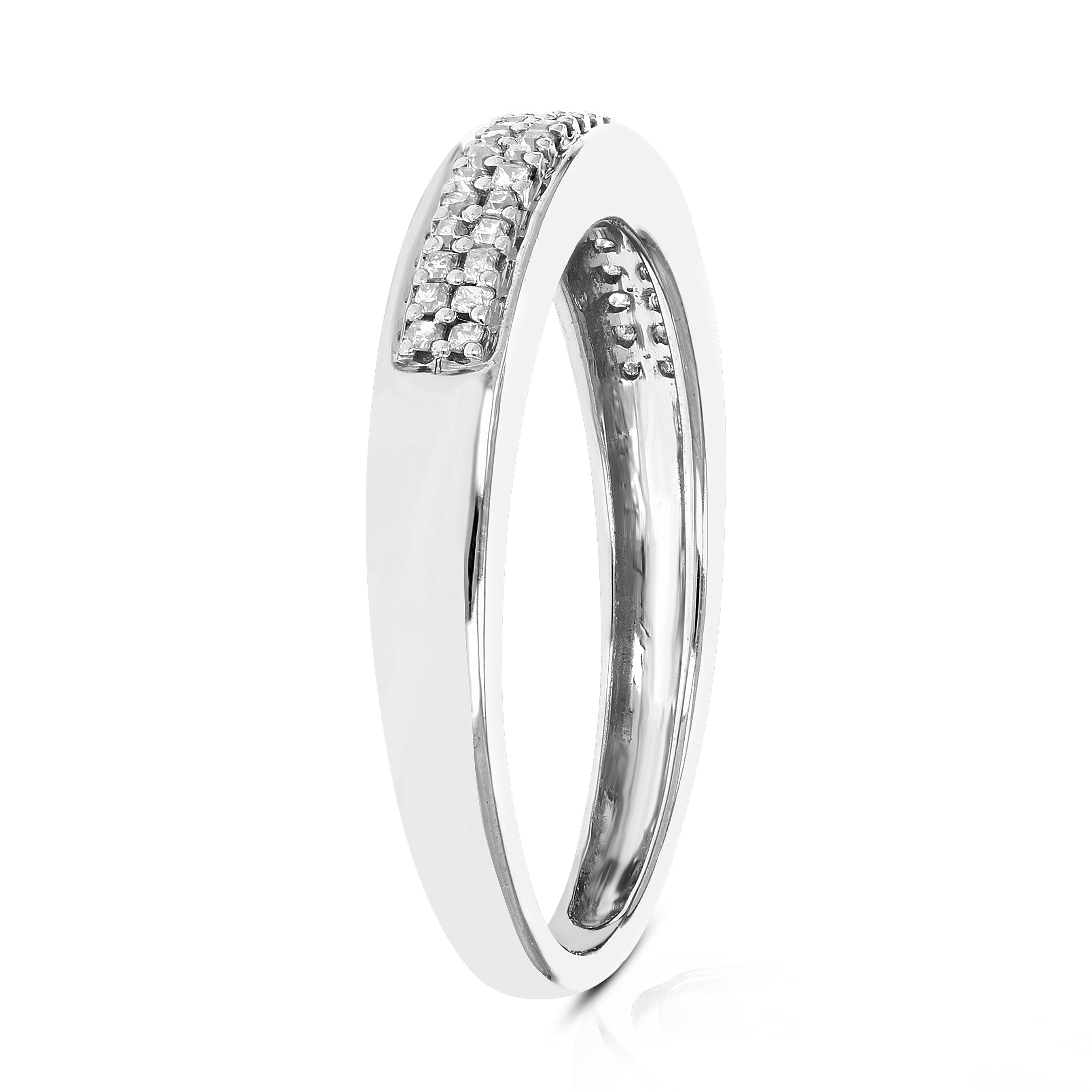 Princess Diamond Wedding Band