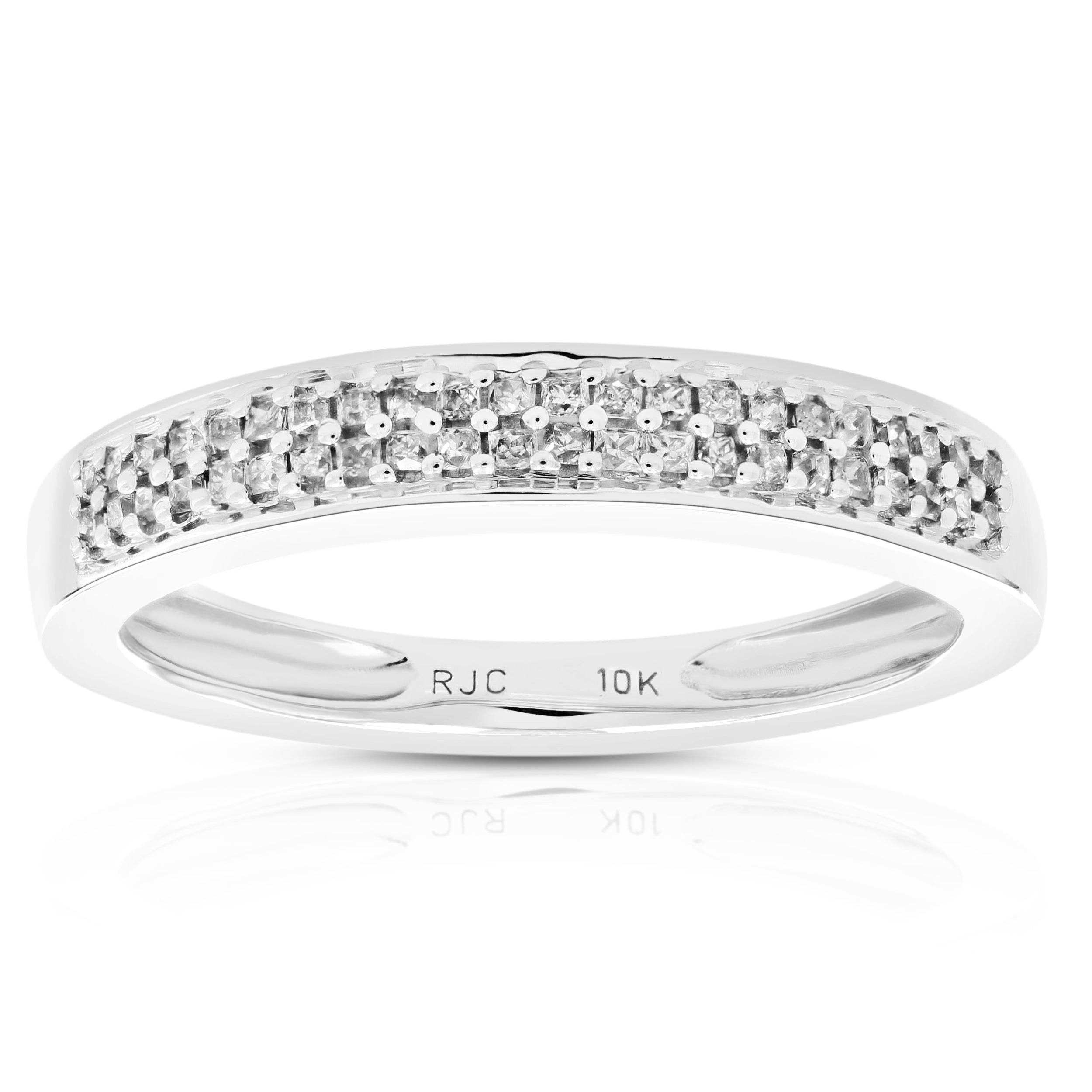 Princess Diamond Wedding Band