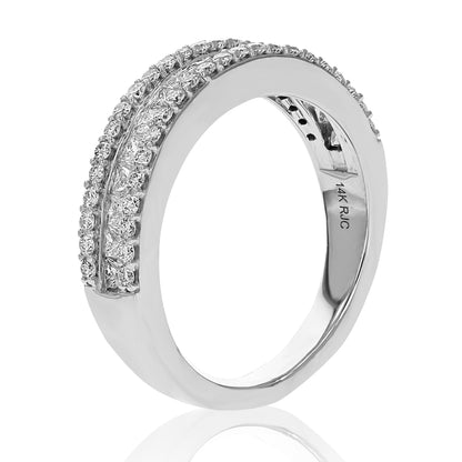 Multi row Diamond Band