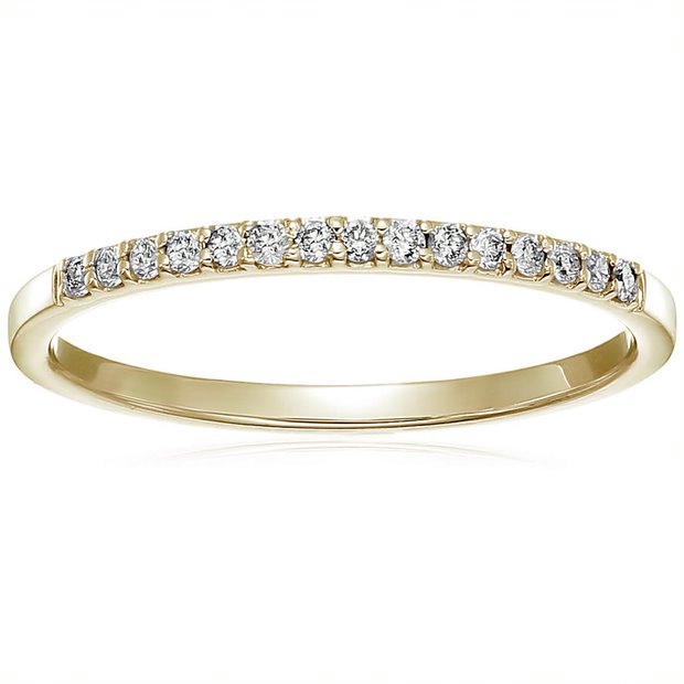 Classic Diamond Pave Band