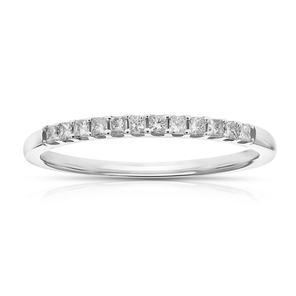 Princess Diamond Wedding Band