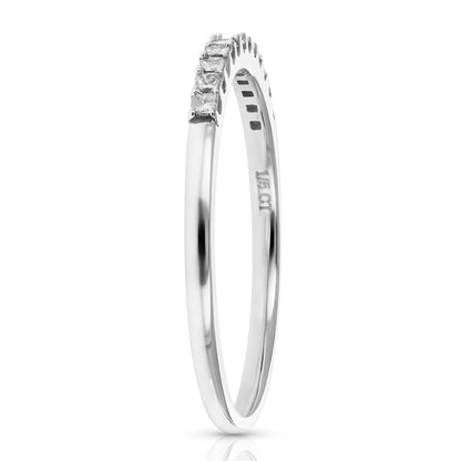 Princess Diamond Wedding Band