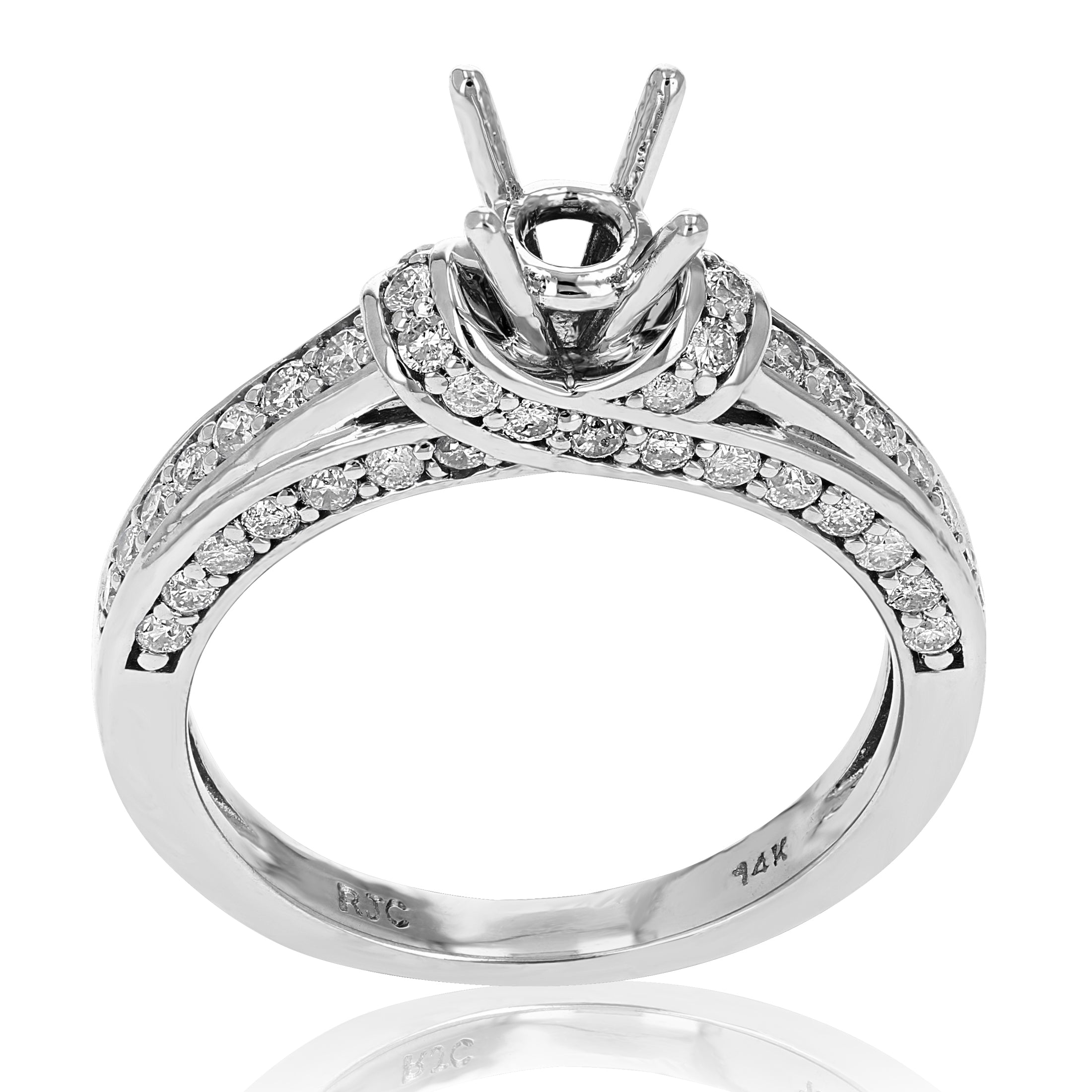 Classic Solitaire Semi Mount Diamond Ring