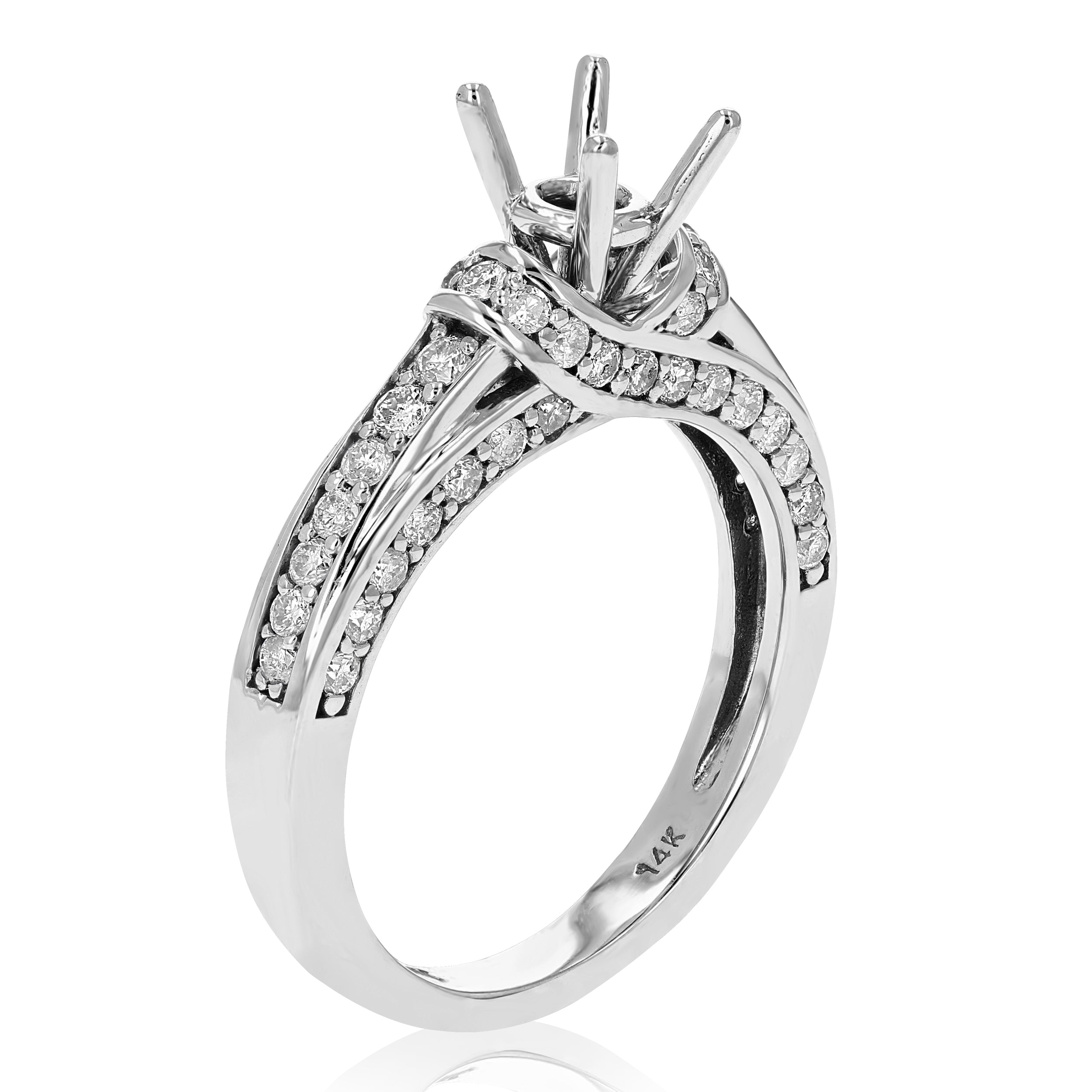 Classic Solitaire Semi Mount Diamond Ring