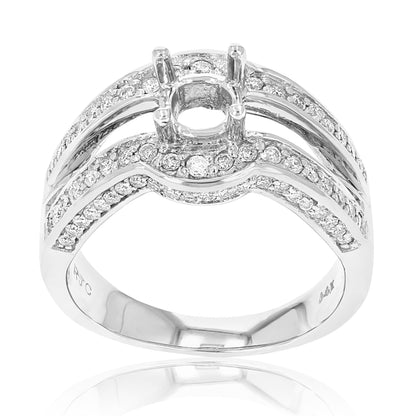 Semi Mount Diamond Engagement Ring