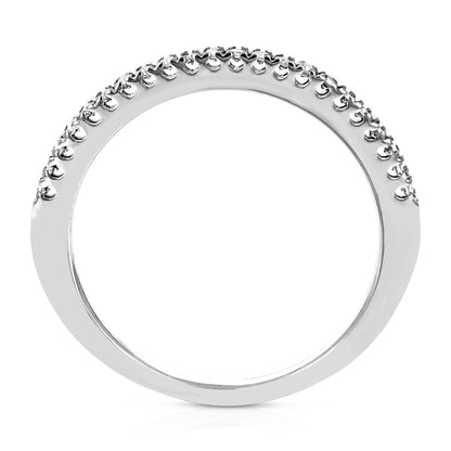 Pave Diamond Wedding Band