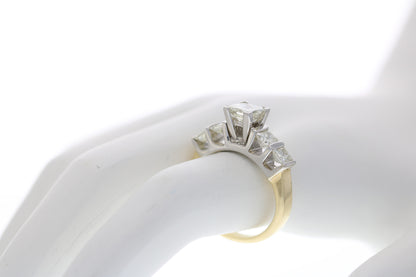 Five Stone Princess Engagement Ring