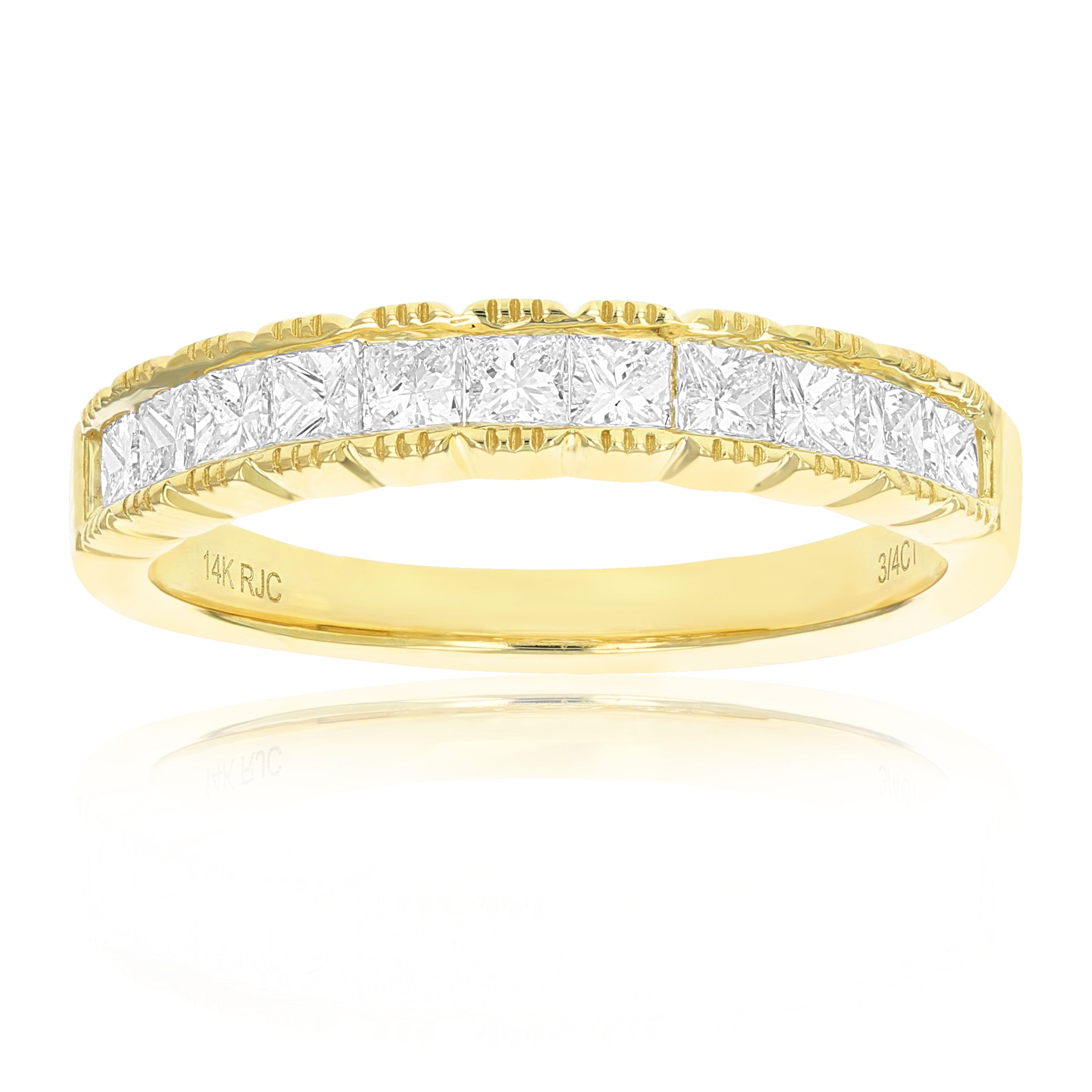 3/4 cttw Diamond Wedding Band in 14K Gold