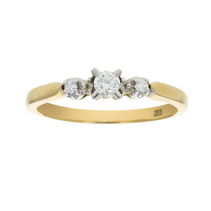 Three Stone Diamond Ring