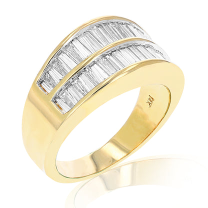 Baguette Diamond Channel Band