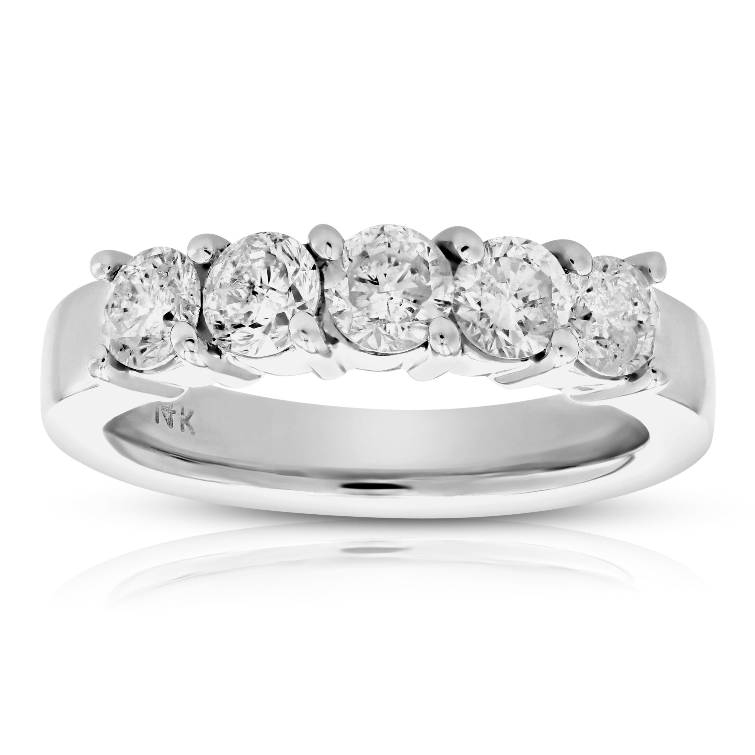 Five Stone Diamond Engagement Ring