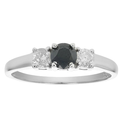 Black & White Diamond Ring