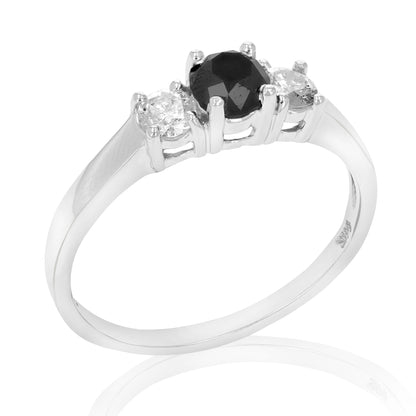 Black & White Diamond Ring