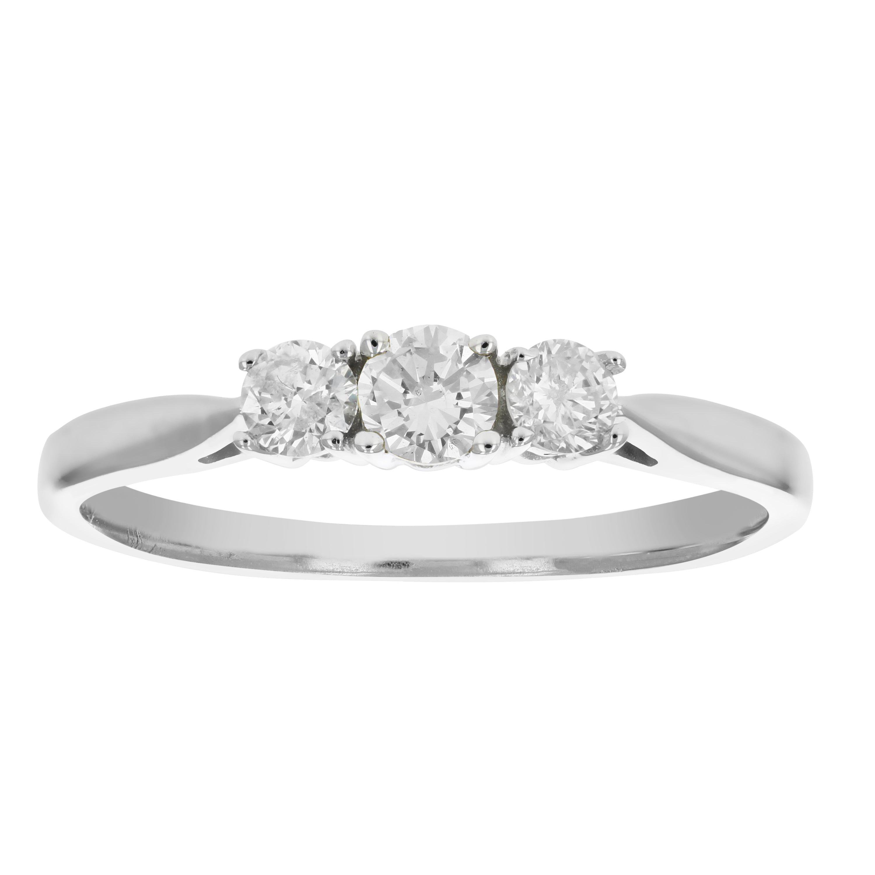 Three Stone Engagement Ring