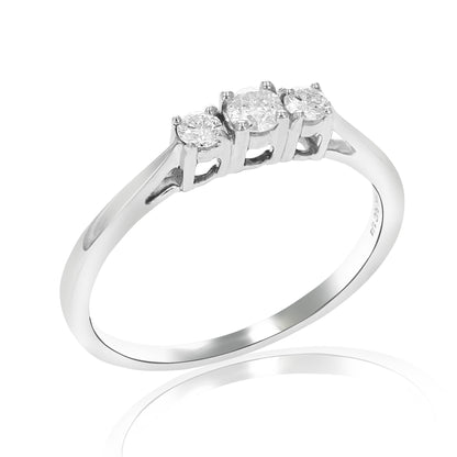 Three Stone Engagement Ring