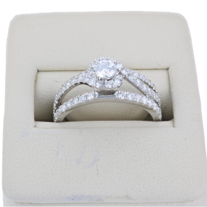 Halo Diamond Engagement Ring