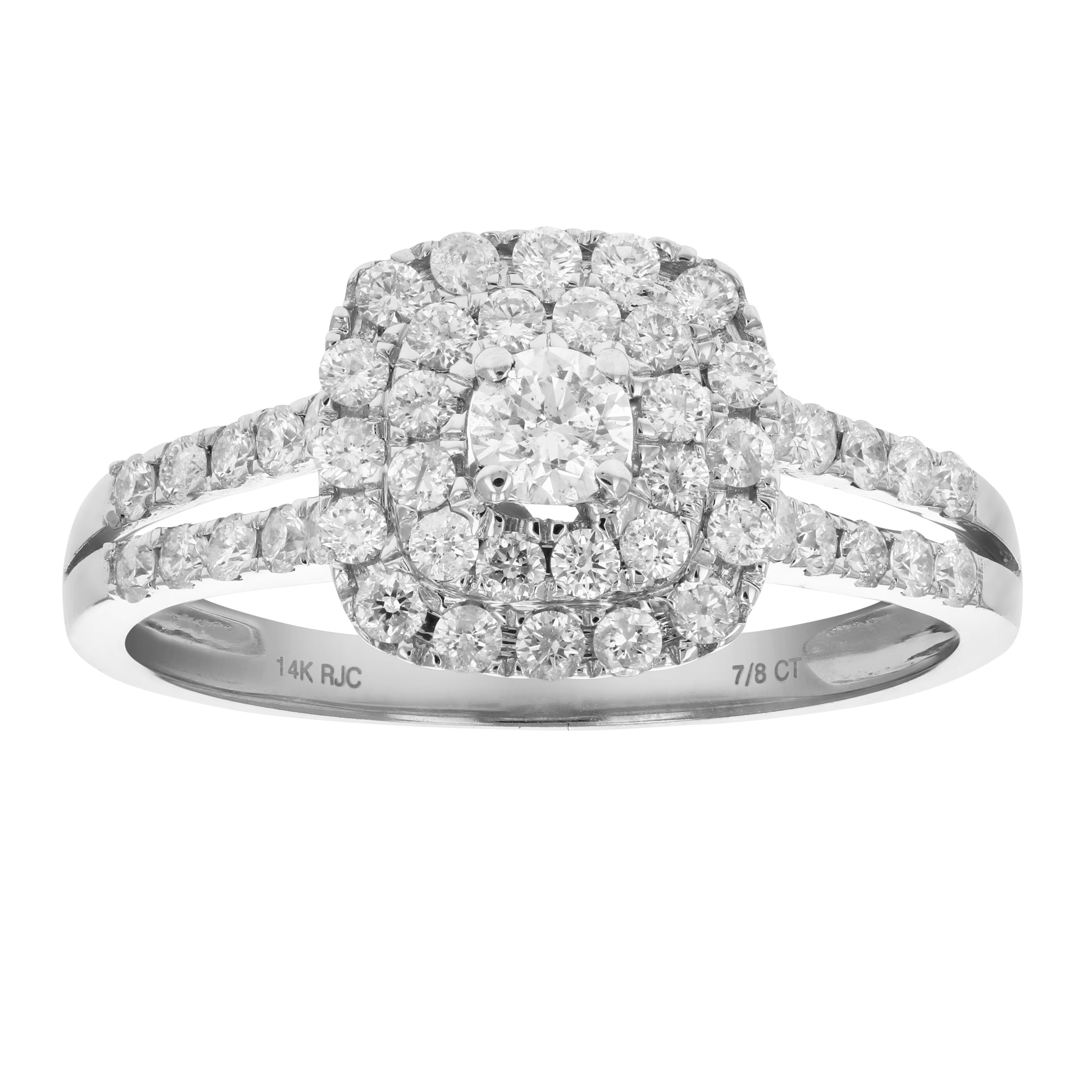 Classic Cushion Diamond Engagement Ring