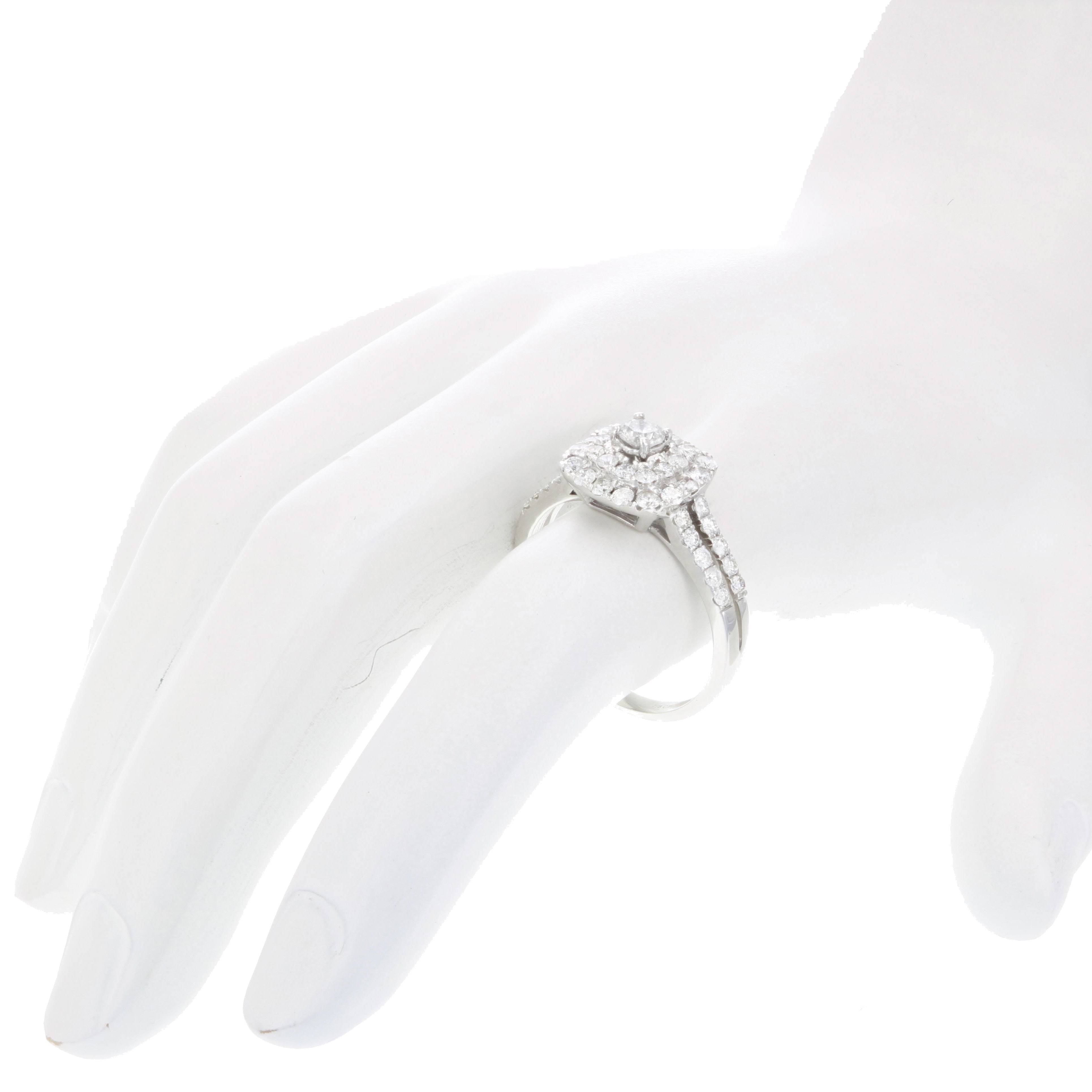 Classic Cushion Diamond Engagement Ring