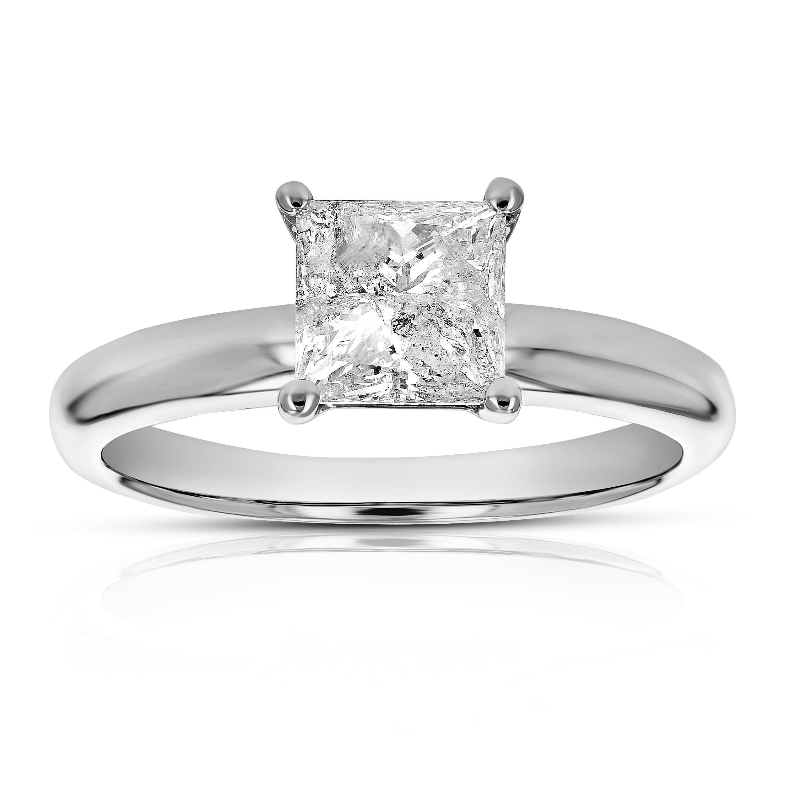 Princess Solitaire Engagement Ring