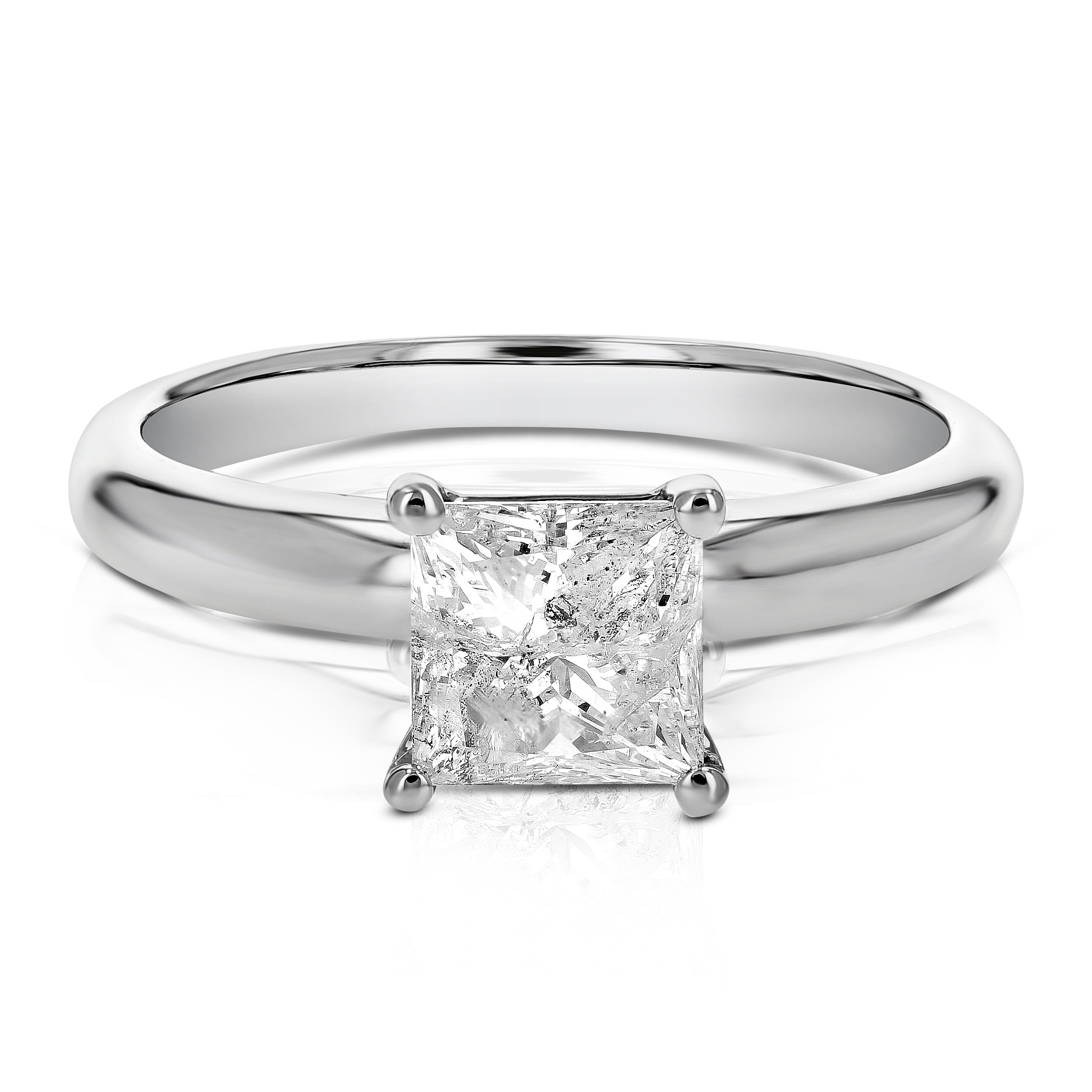 Princess Solitaire Engagement Ring