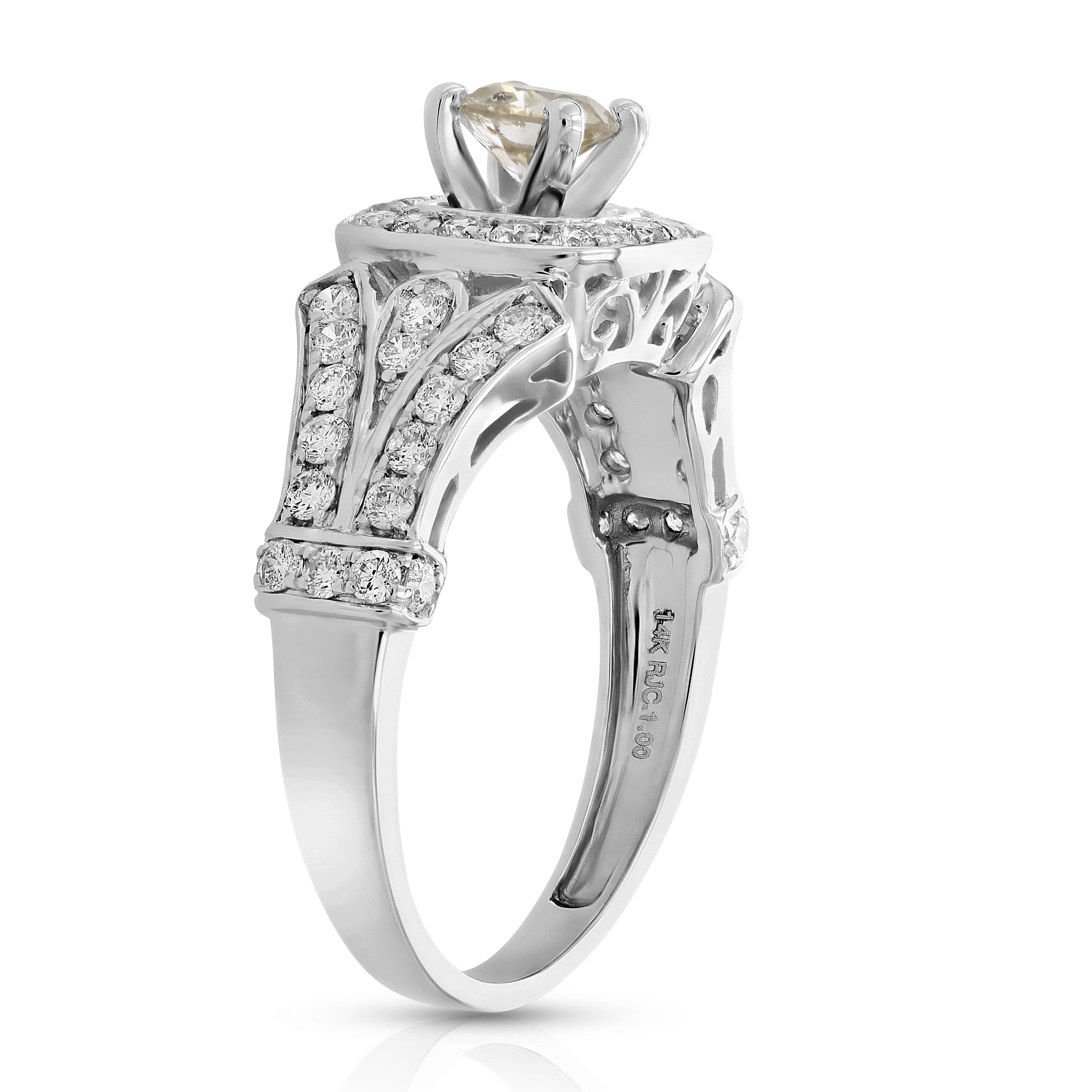 Cushion Diamond Engagement Ring