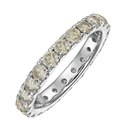 Champagne Diamond Eternity Band