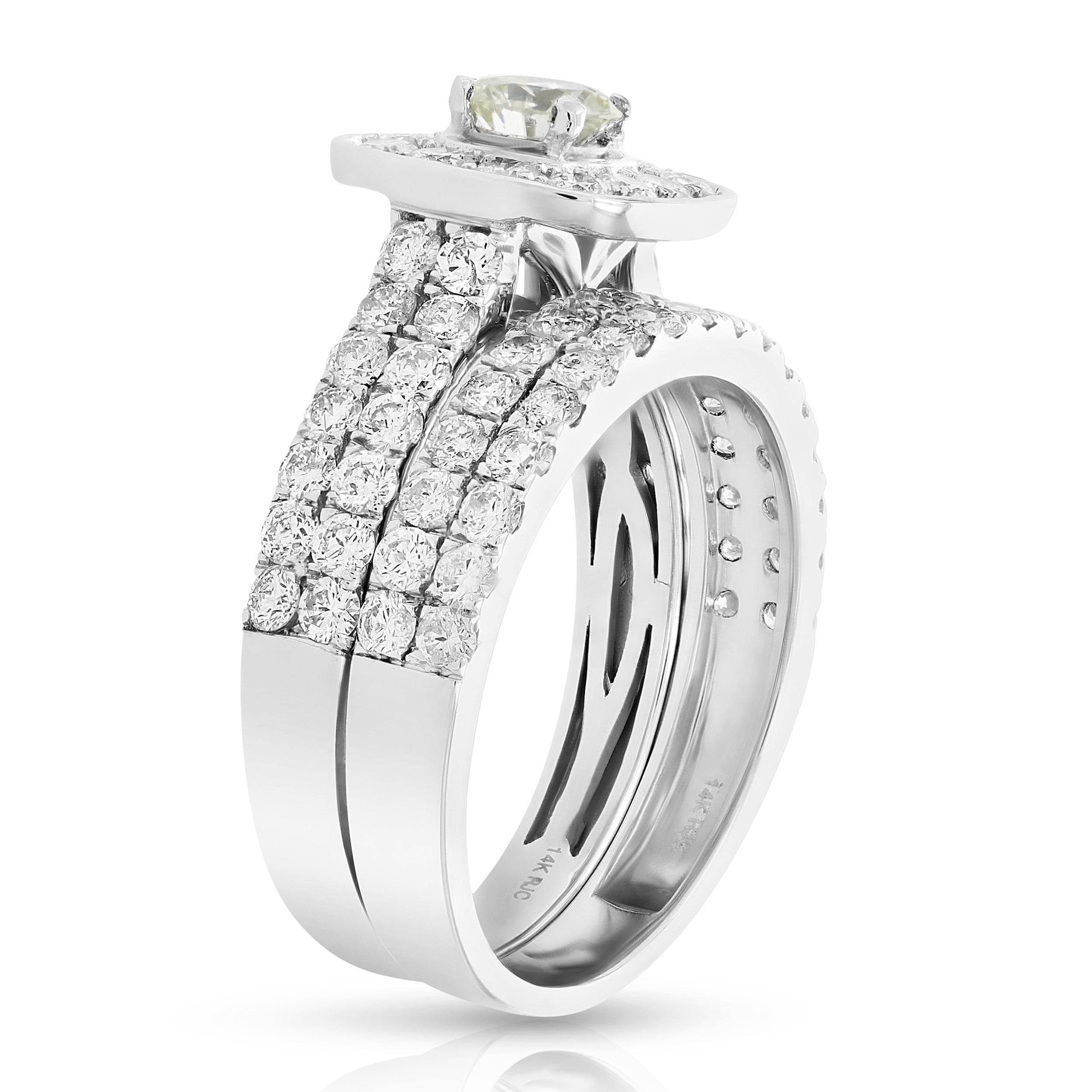Diamond Engagement Bridal Ring Set