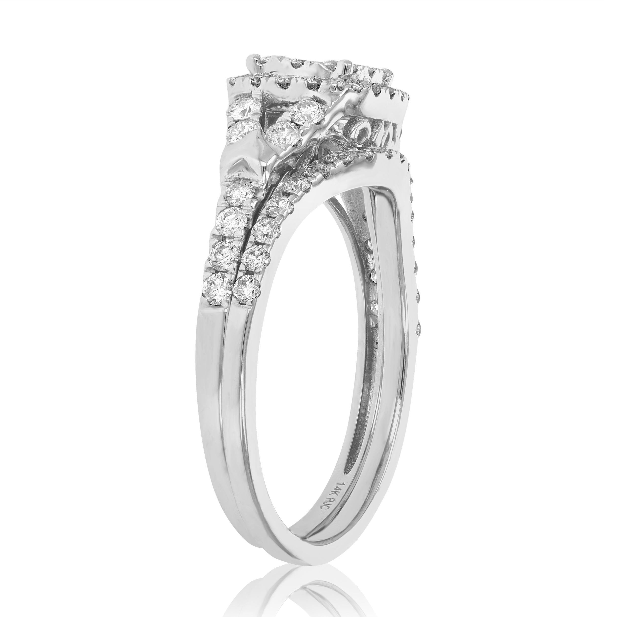 Split Shank Diamond Bridal Set