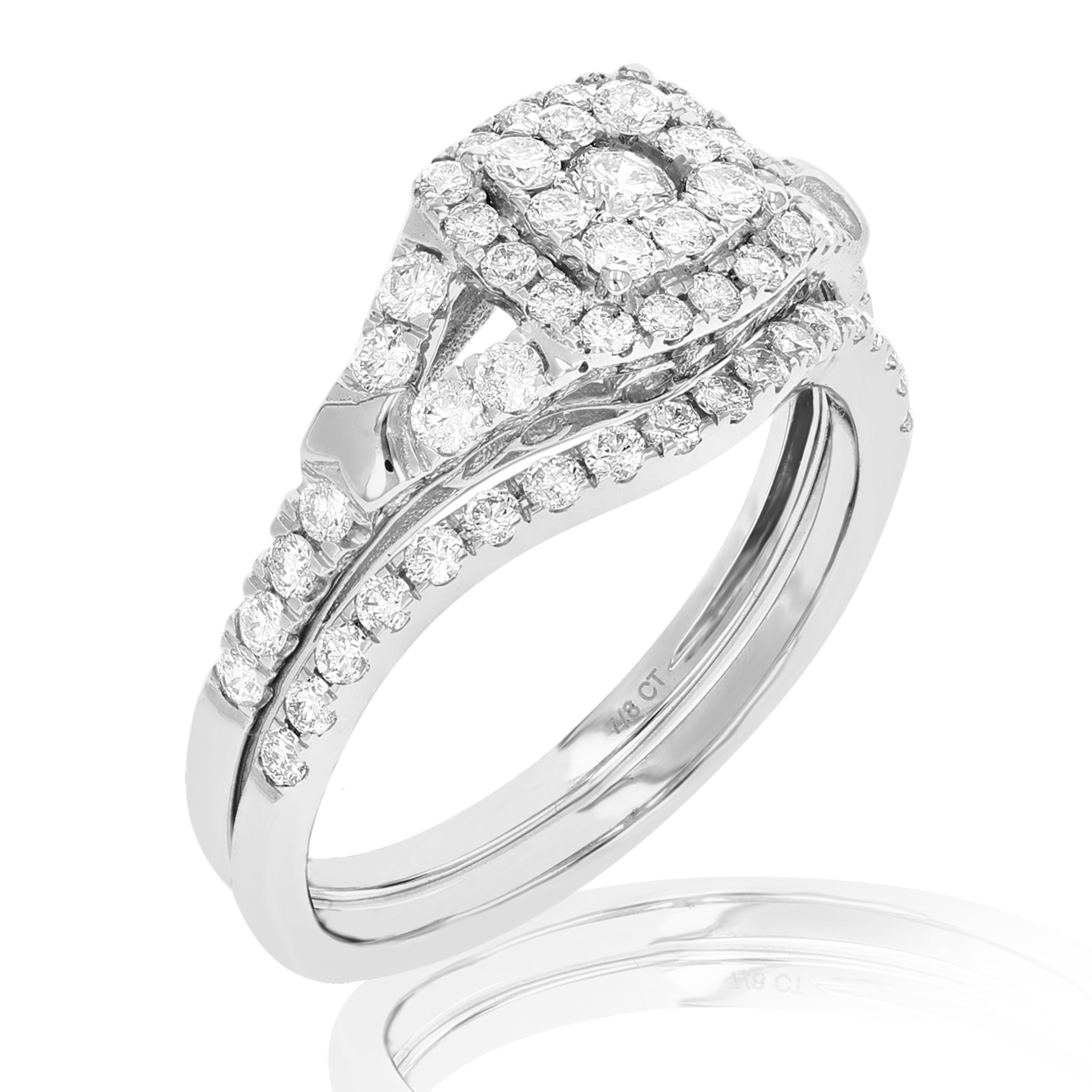 Split Shank Diamond Bridal Set