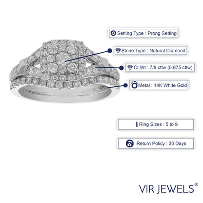 Split Shank Diamond Bridal Set