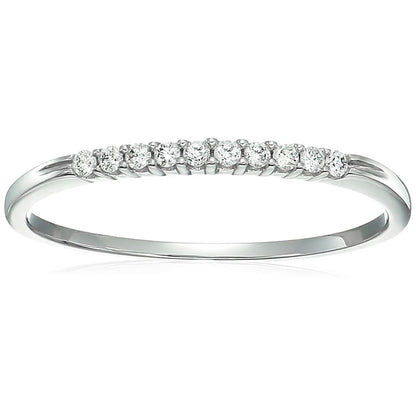 10 Stone Diamond Wedding Band