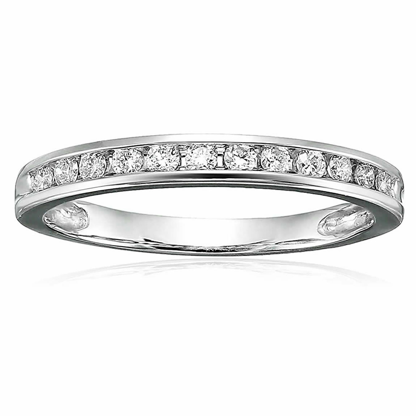 Classic Diamond Channel Wedding Band