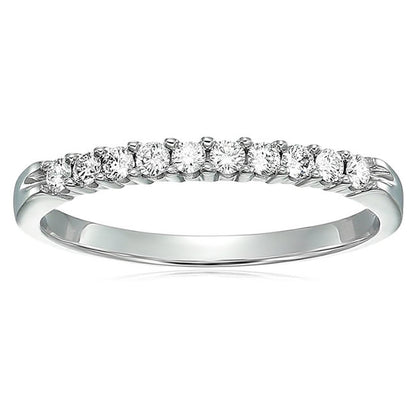 10 Stone Diamond Wedding Band