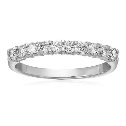 10 Stone Diamond Wedding Band