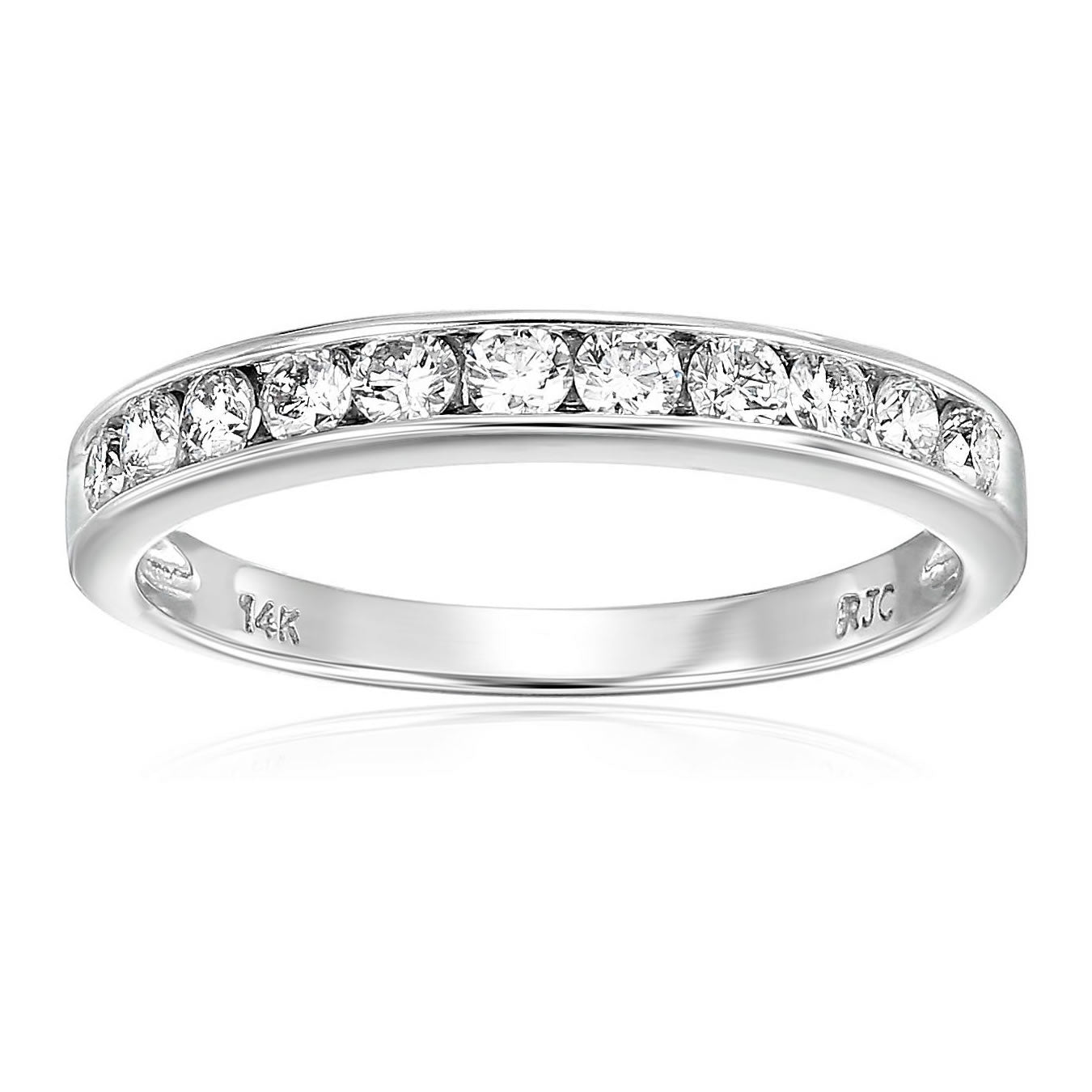 Classic Diamond Channel Wedding Band