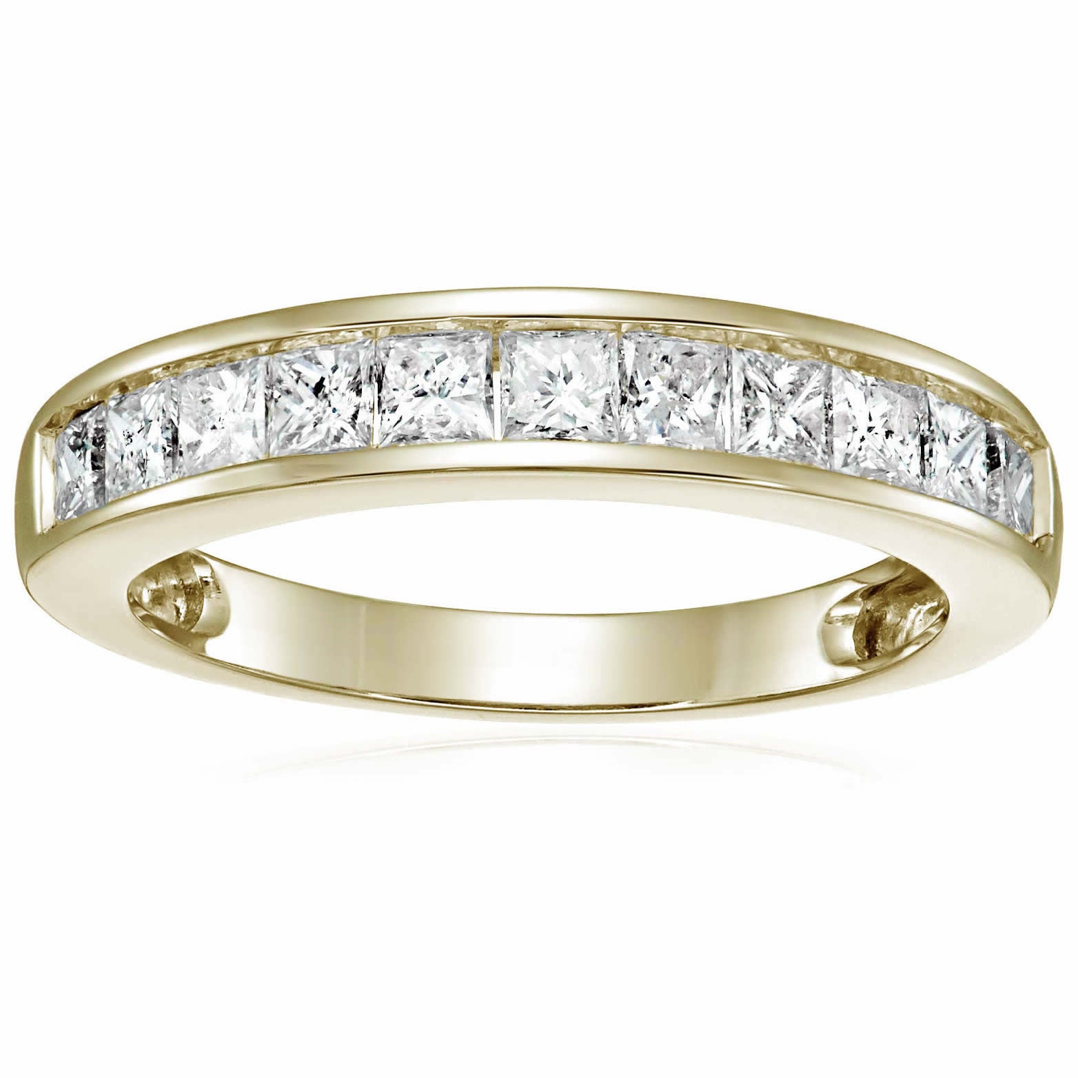 Classic Princess-cut Diamond Band