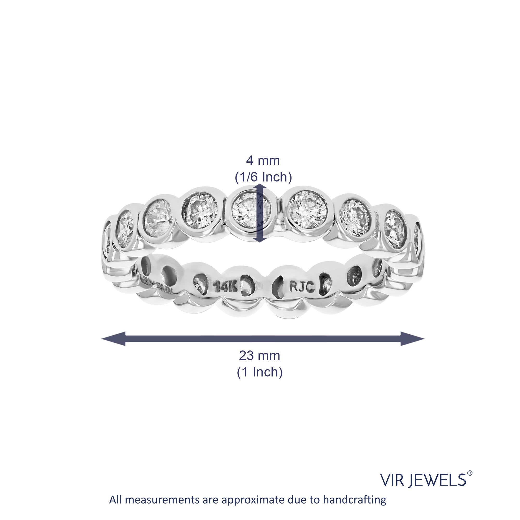 Diamond Bezel Eternity Ring