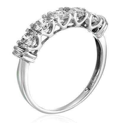 Five Diamond Engagement Ring