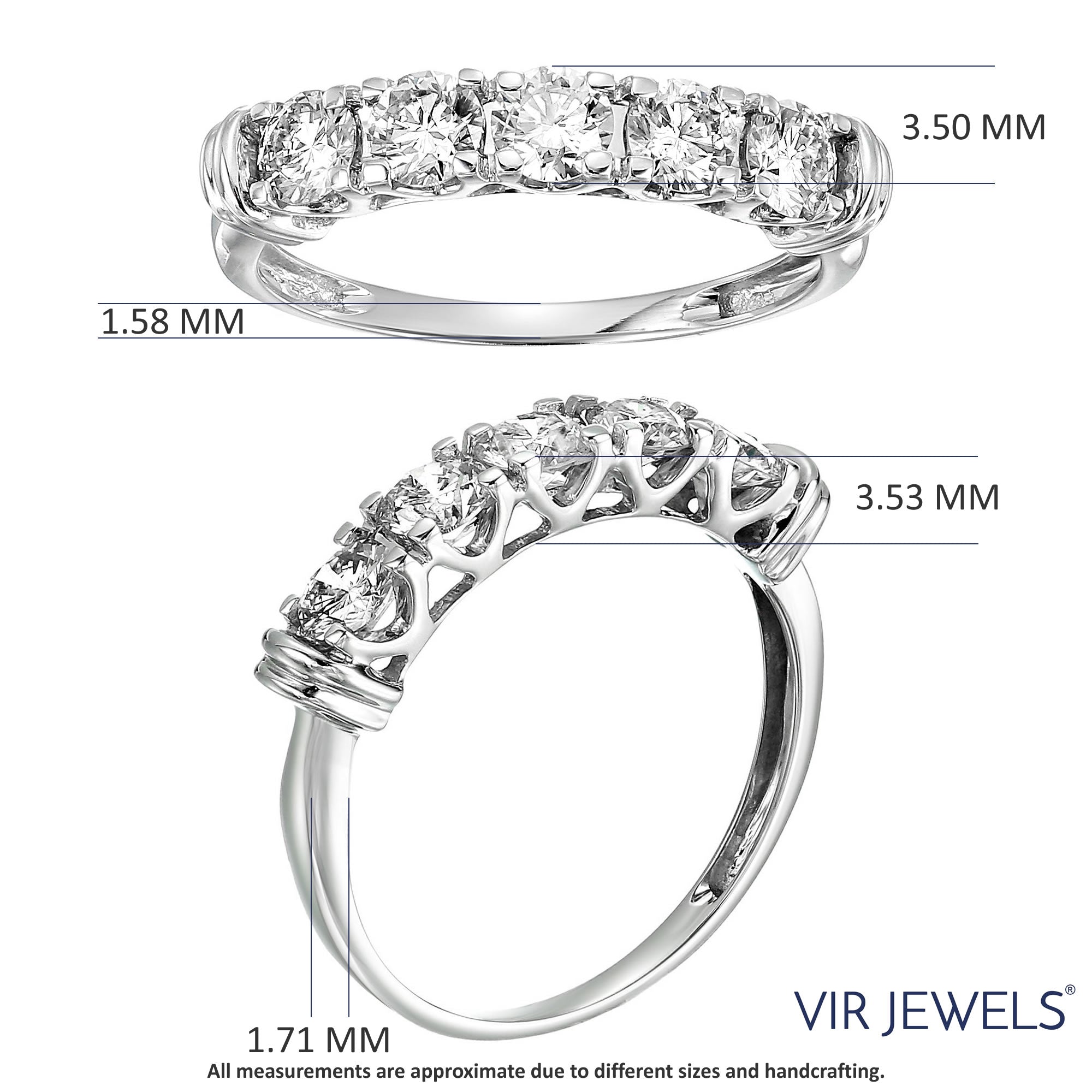 Five Stone Diamond Engagement Ring