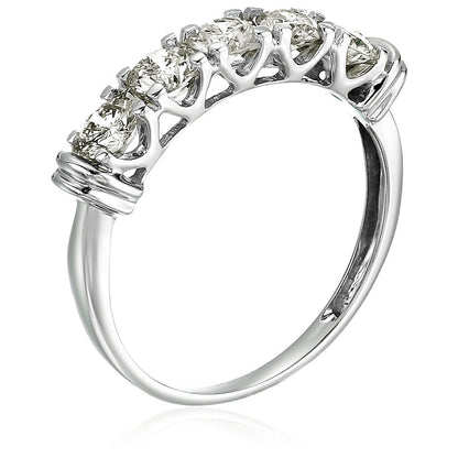 5 Stone Prong set Diamond Band