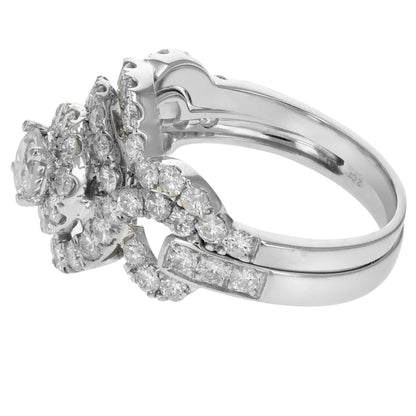 Vintage Diamond Bridal Rings Set