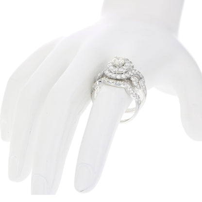 Vintage Diamond Bridal Rings Set