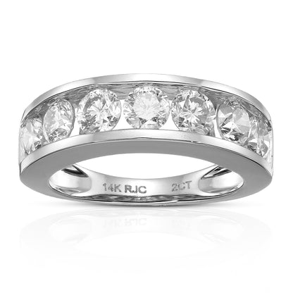 Diamond Classic Wedding Band in 14K Gold