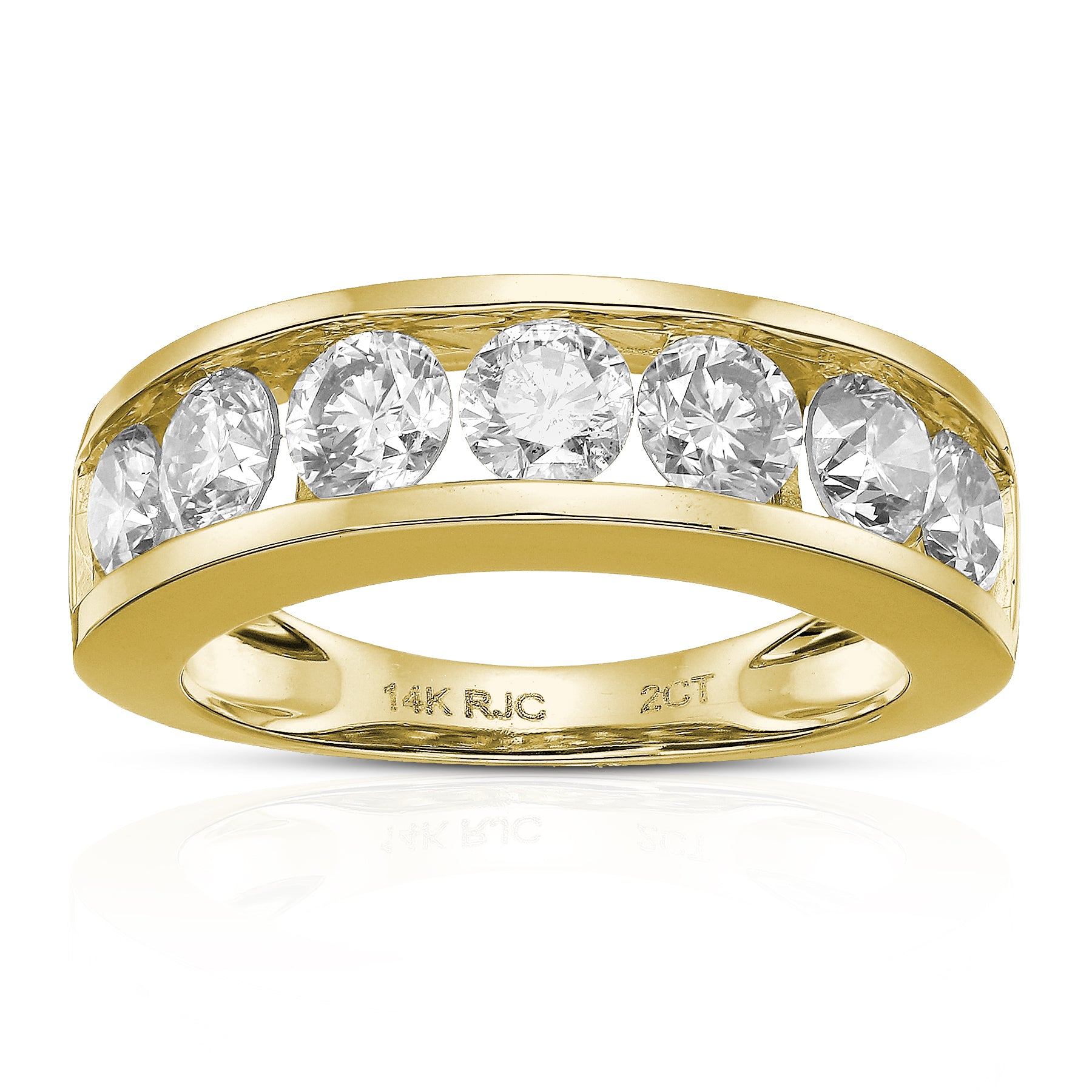 Diamond Classic Wedding Band in 14K Gold