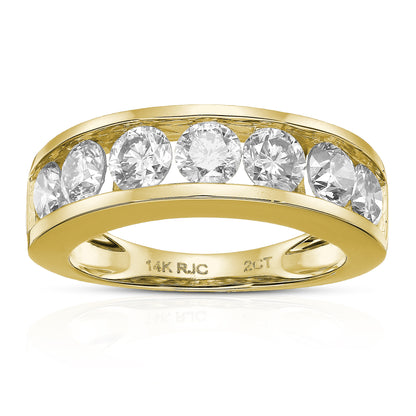 Diamond Classic Wedding Band in 14K Gold