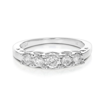 5 Stone Engagement Diamond Ring