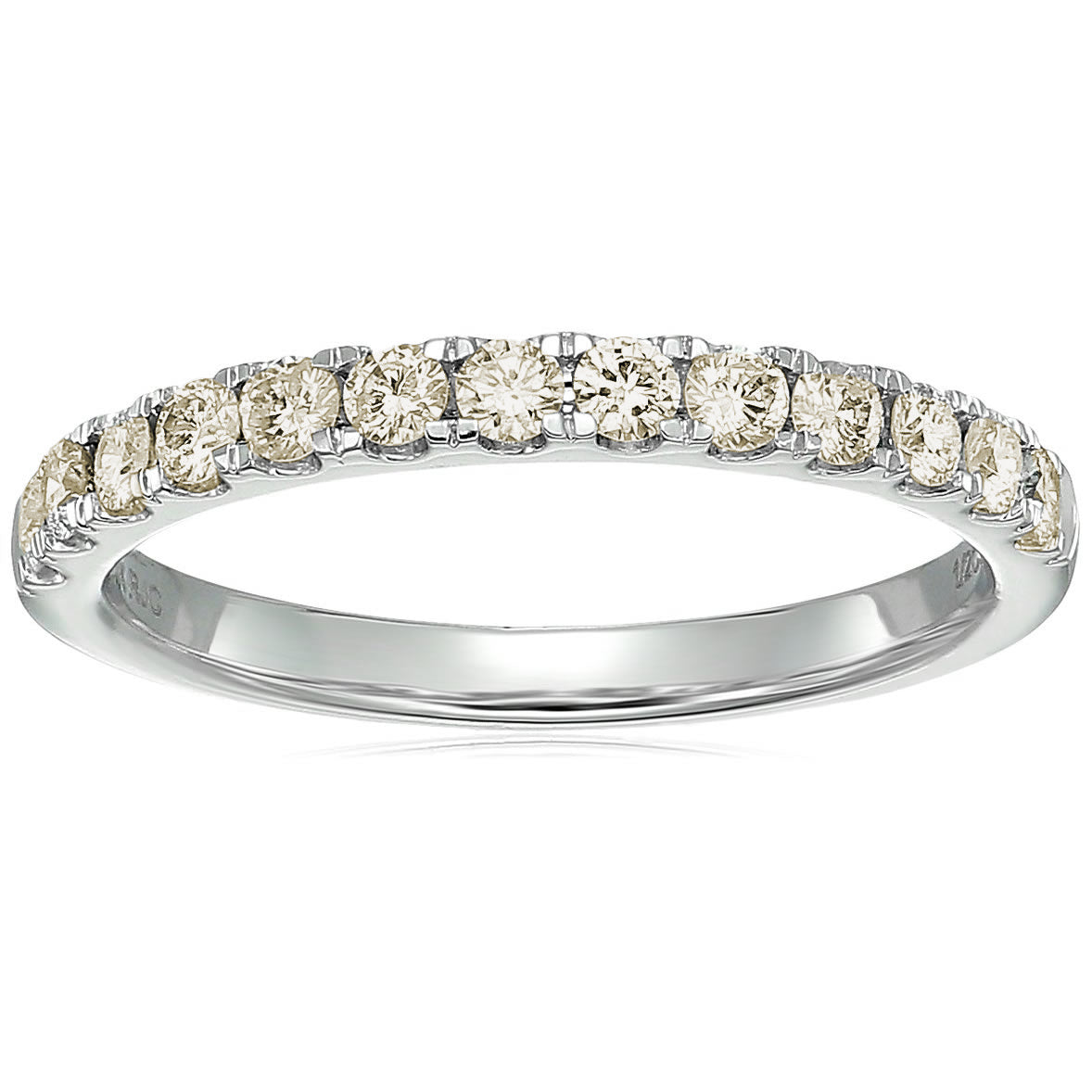 Armenta Old World Champagne Diamond Stackable Eternity Ring | Neiman Marcus