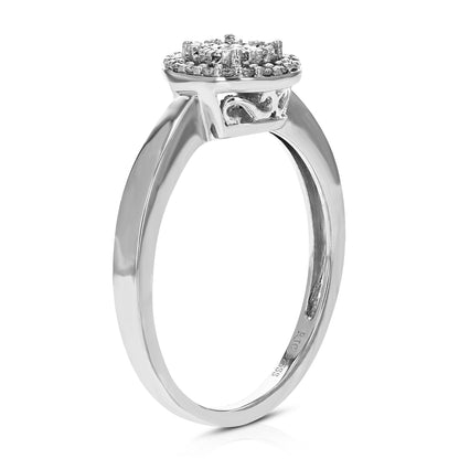 Halo Round Diamond Engagement Ring